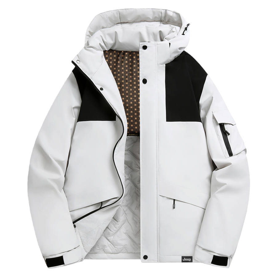 Jeep Jeep Puffer Jackets Unisex Hooded Thickened