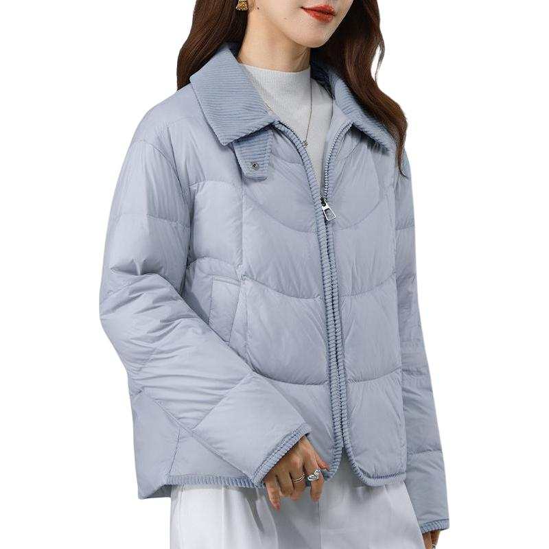 YALU Down Jackets Women's Lapel Lightweight Other