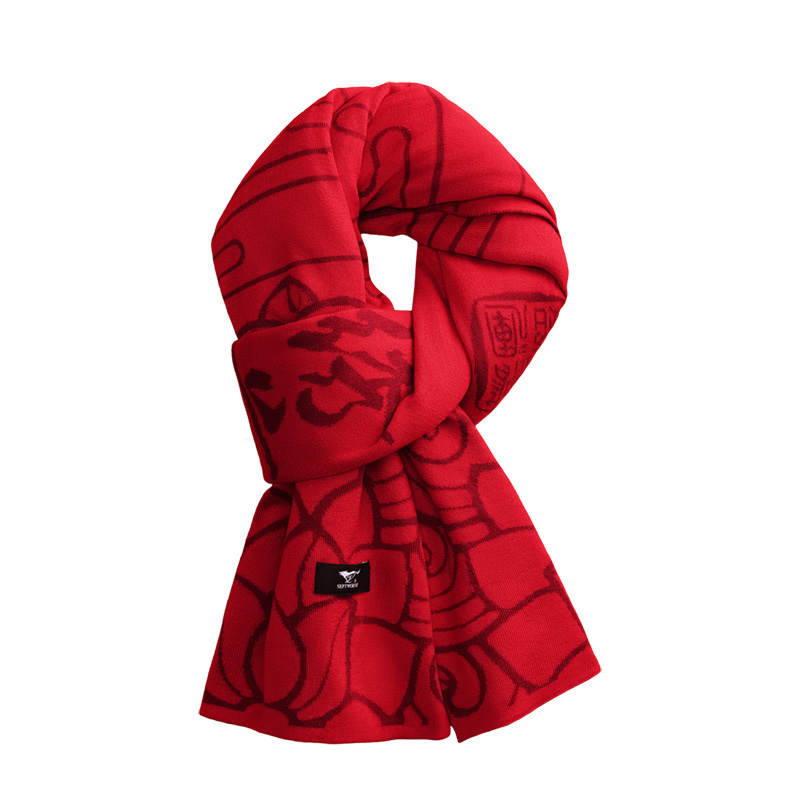 SEPTWOLVES SEPTWOLVES Polyester Acrylic Polyamide Sheep Wool Scarves Unisex