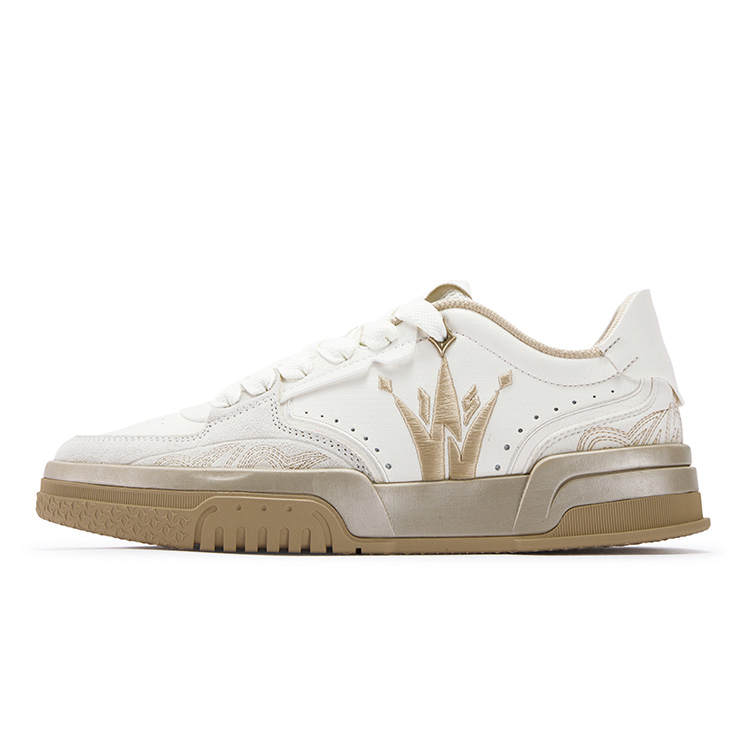 361° Joker Vibe Abrasion Resistant Lightweight Slip Resistant Low top Skateboard Shoes Men's Champagne Gold