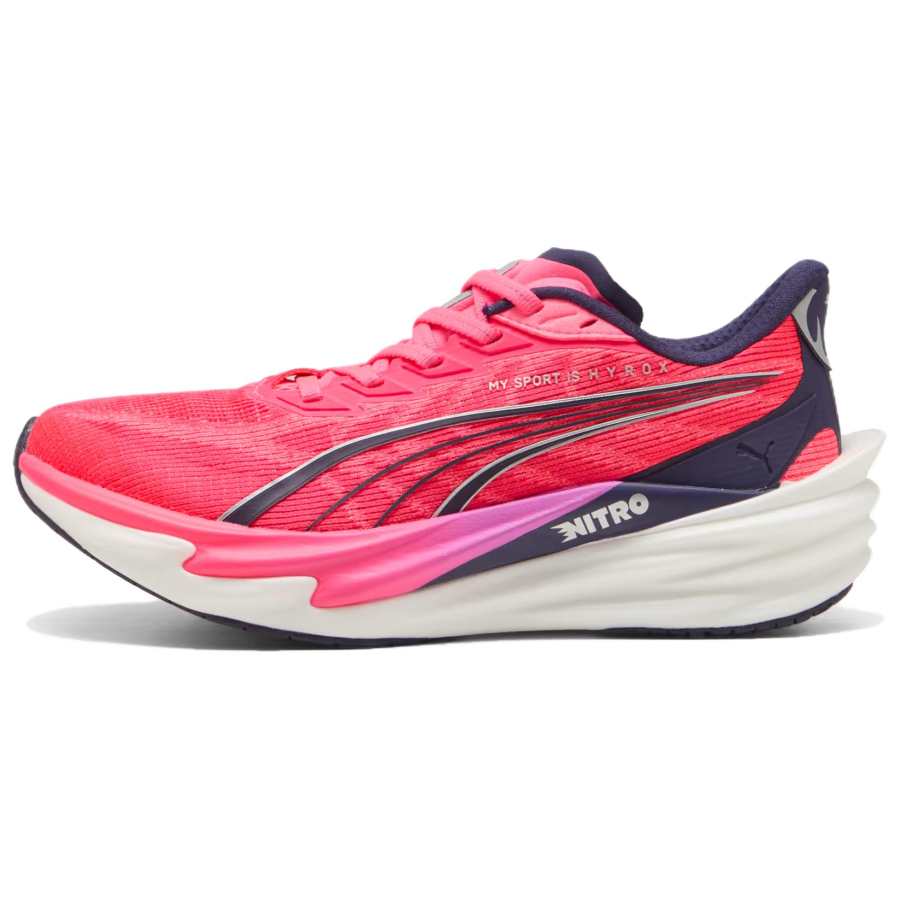 PUMA x HYROX Deviate Nitro 4 Comfortable And Lightweight Slip Resistant Breathable Rebound Running Shoes Women's