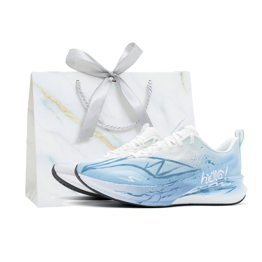 Li-Ning Li Ning Red Hare 8PRO Textile Cushioning Lightweight Slip Resistant Low top BOOM Technology