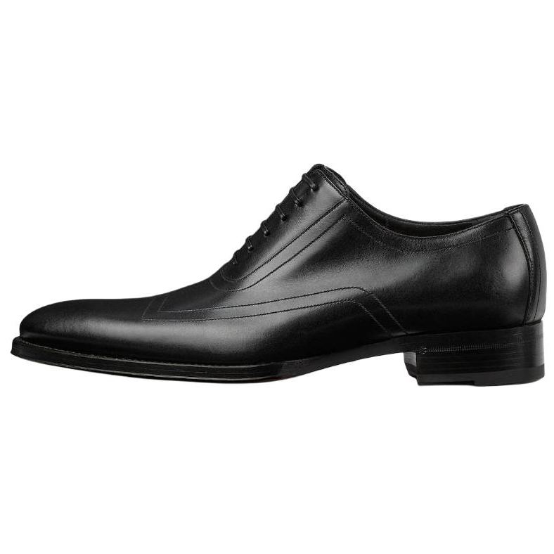 GUCCI Leather Dress Shoes 2.5cm Men's Black