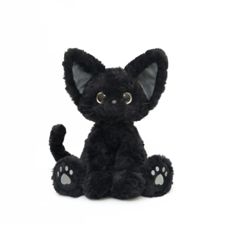J&M PRIME Black German Wirehair, KUKI Plush Toys Doll 27cm