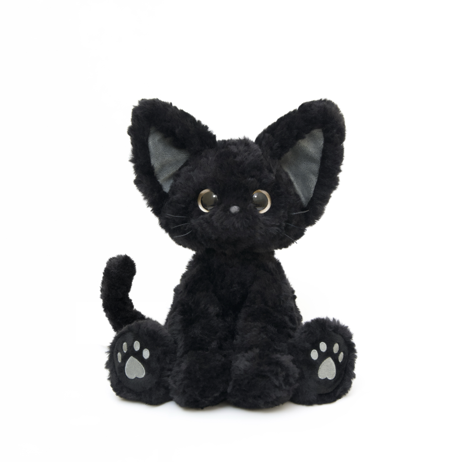 J&M PRIME Black German Wirehair, KUKI Plush Toys Doll 27cm