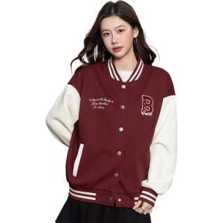 BALENO Jackets Women's Baseball Collar Fleece Lined Other