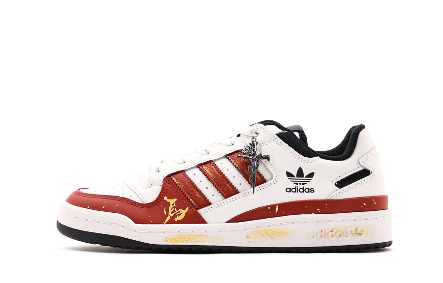 Adidas Originals FORUM Low top Skateboard Shoes Unisex Red White