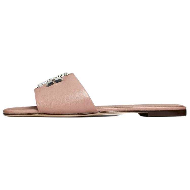 TORY BURCH Eleanor Slide Slippers Women's Red