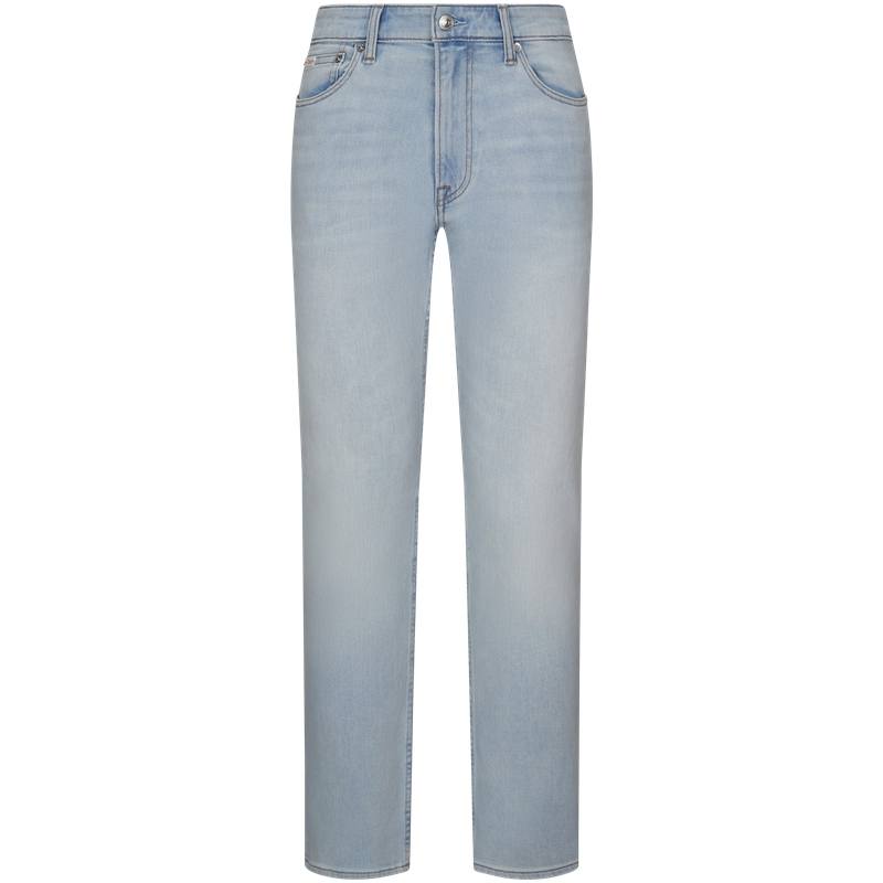 Calvin Klein Slim Fit Jeans Men's 00K Denim Light Blue Moderate Tapered Pants