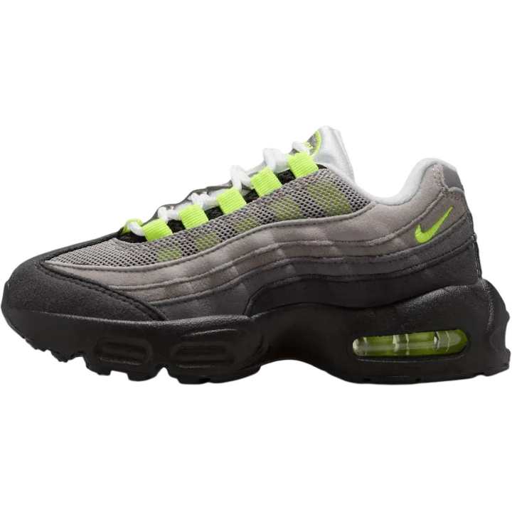 Nike Nike Air Max 95 Low top Kids' Running Shoes Gray Green Children Aged 3 7 Years Old