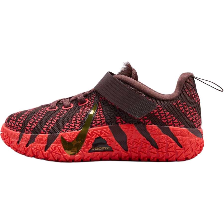 Nike Nike Ja Morant 3 Slip Resistant Low top Children's Basketball Shoes Red Children Aged 3 7 Years Old
