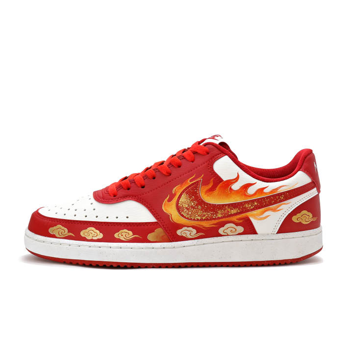 Nike Nike Court Vision 1 Welcome Talent, Fashion Street Cool Style Leather Height Increasing Abrasion Resistant Low top