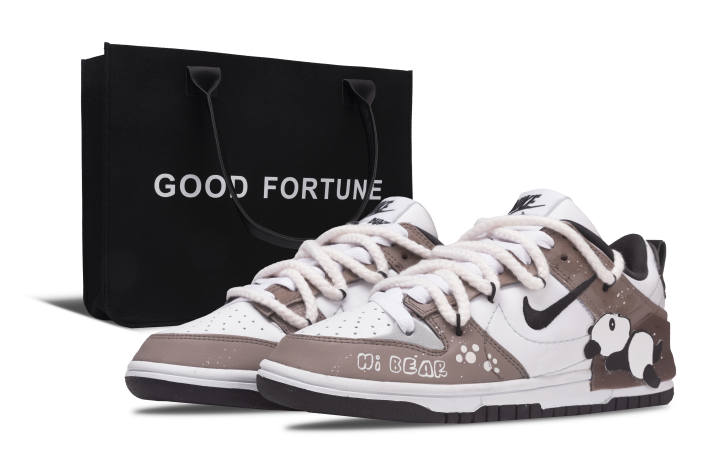 Nike Nike Dunk Disrupt 2 Cute Attack, Shopping Bag Low top Skateboard Shoes Women's Yellow Brown
