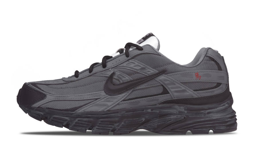 Nike Nike Initiator Cow Split Leather Cushioning Low top Casual Running Shoes Men's Gray