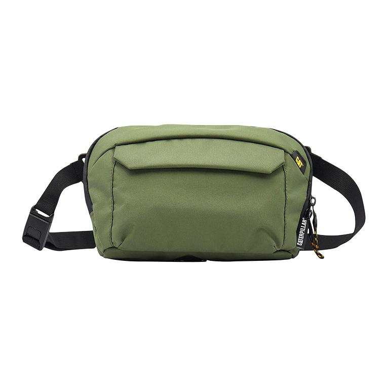 CAT Multifunction Shoulder Bag, Crossbody Bag Unisex Green