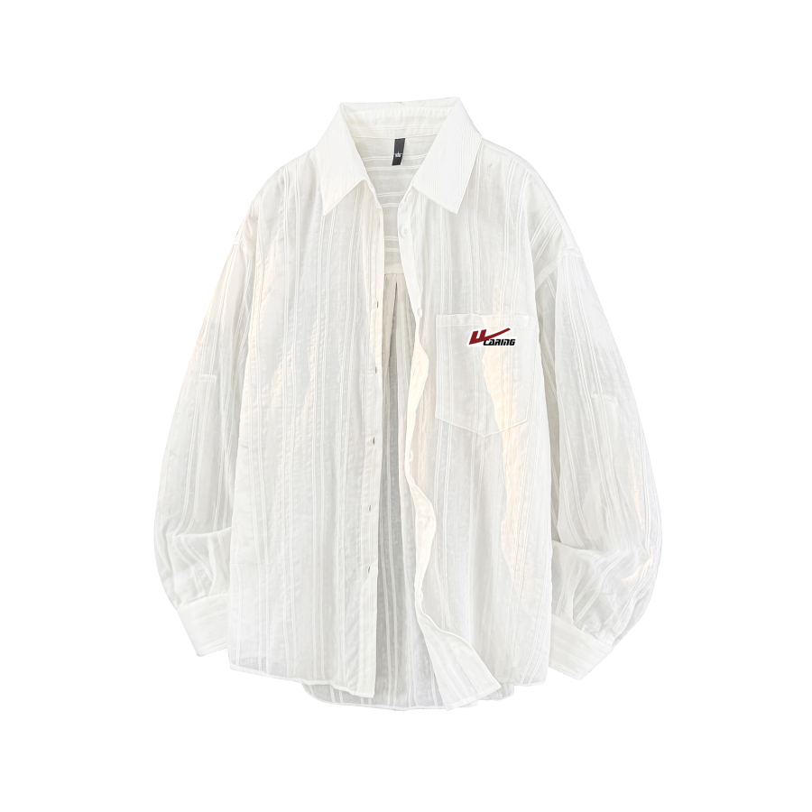 WARRIOR WARRIOR Shirts Unisex Lapel Moderate Shirt