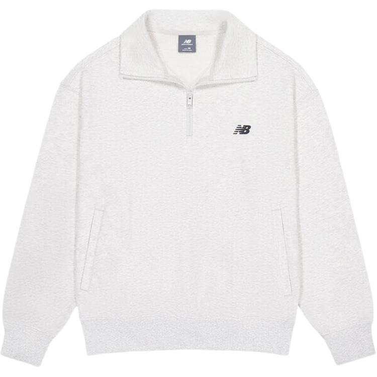 New Balance New Balance Sweatshirts Men's Gray Lapel Moderate