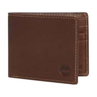 Timberland Textured Cow Leather Wallet Men's Brown