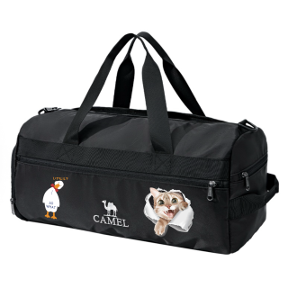 CAMEL Fabric Gym Bag Regular Unisex Night Black