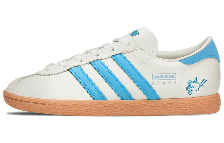 Adidas Originals Stadt German Army Trainers Unisex White Blue