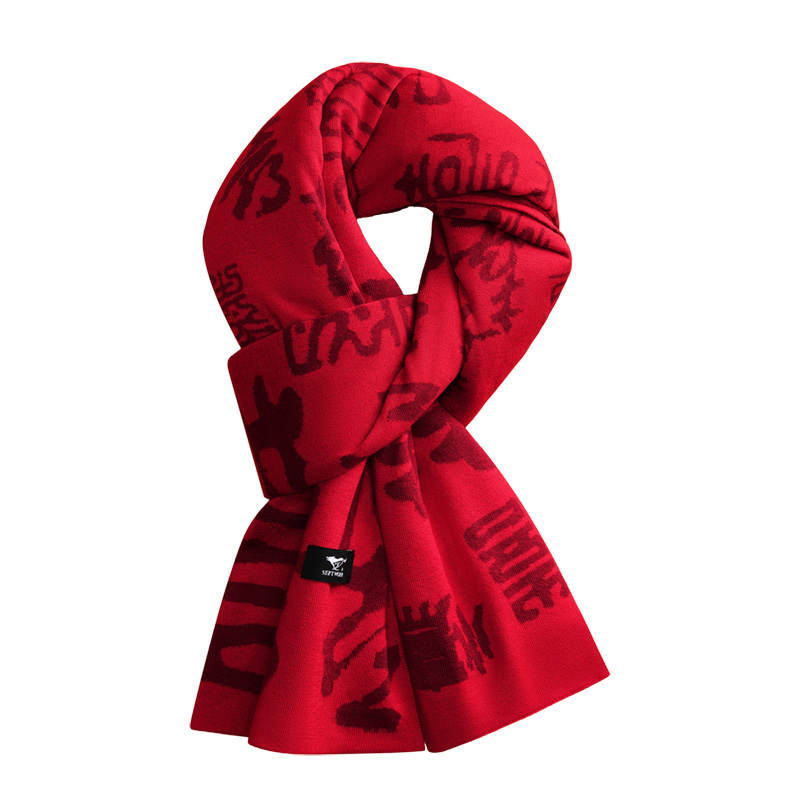 SEPTWOLVES SEPTWOLVES Polyester Acrylic Polyamide Sheep Wool Scarves Unisex