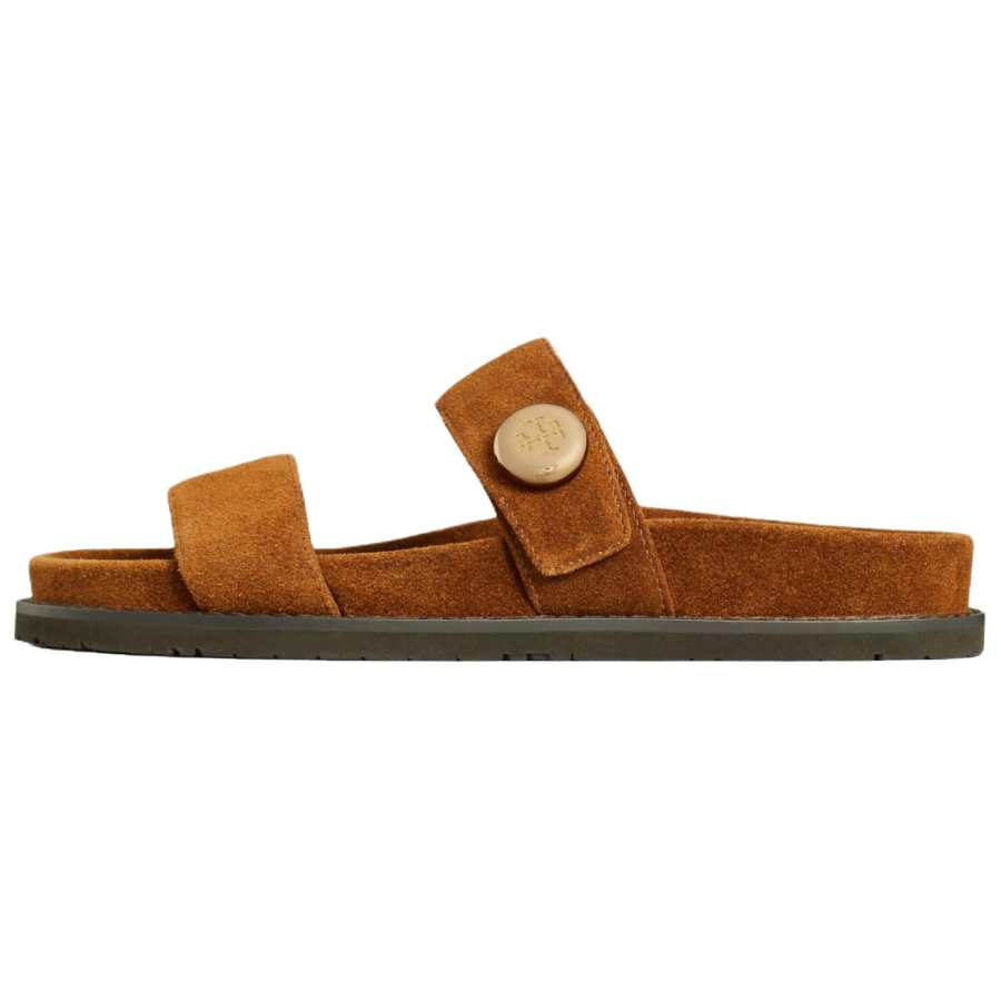 TORY BURCH TORY BURCH Romy Slide Slippers Women's Camel