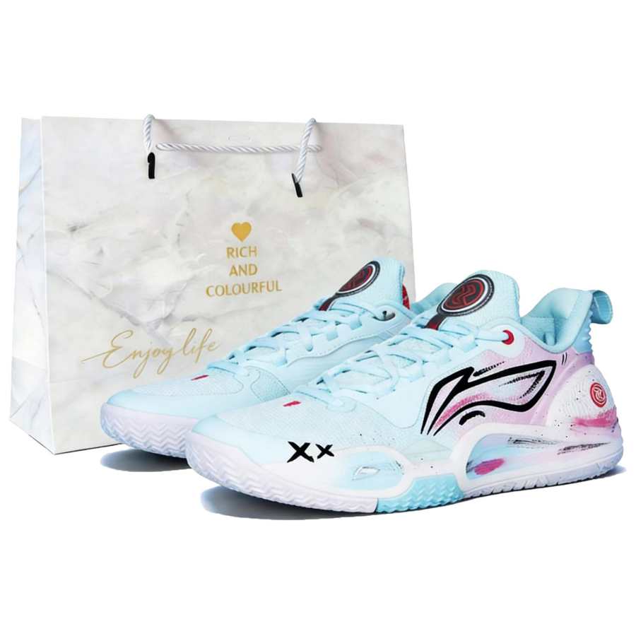 Li-Ning Li Ning Speed 9 Maris Sal Peach Mist Cushioning Slip Resistant Abrasion Resistant