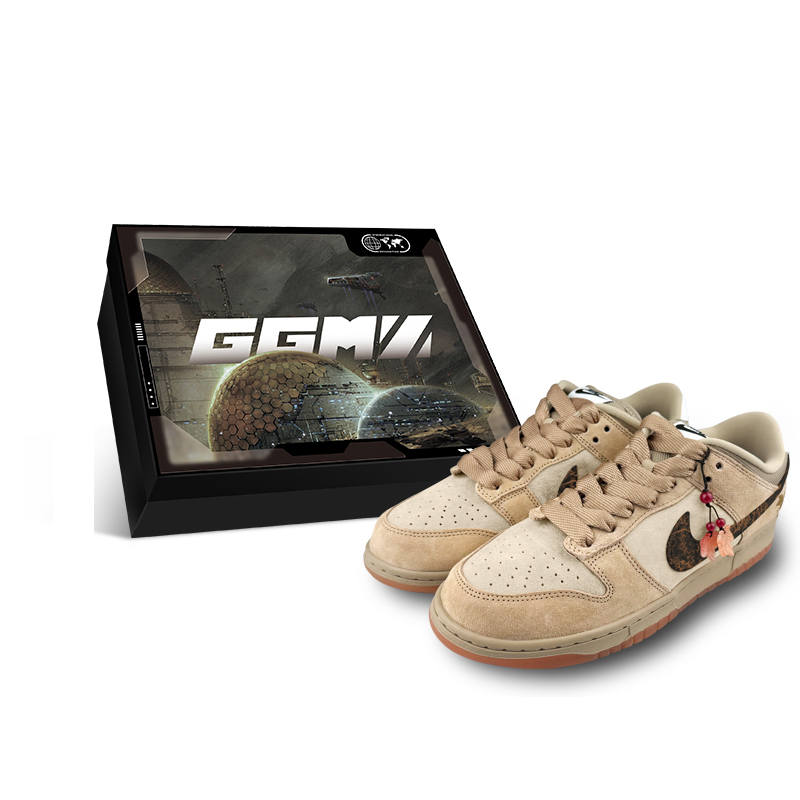 Nike Nike Dunk SB Abrasion Resistant Low top Skateboard Shoes Unisex Brown