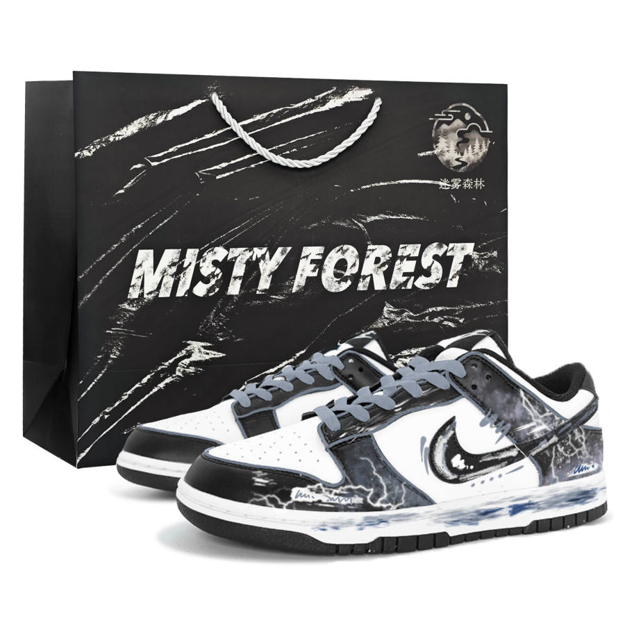 Nike Nike Dunk Thunder Scar, Shopping Bag, Mist Forest, Premium Aesthetic Lightweight Low top Skateboard Shoes