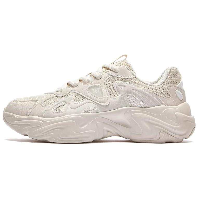 361° Slip Resistant Abrasion Resistant Low top Chunky Sneakers Women's Beige