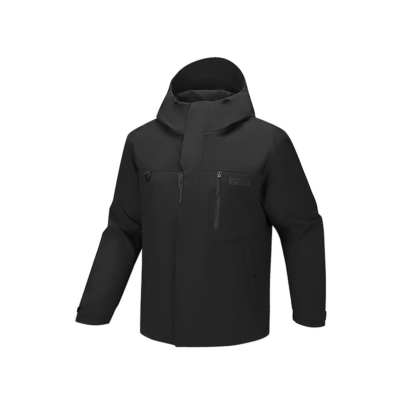Skechers Hiking Waterproof, Windproof, Abrasion Resistant, Water Repellent Windbreaker Jacket Men's