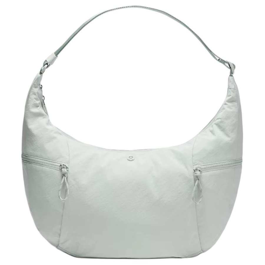 Lululemon Large Slouchy Nylon Crossbody Bags Large Unisex Pelican