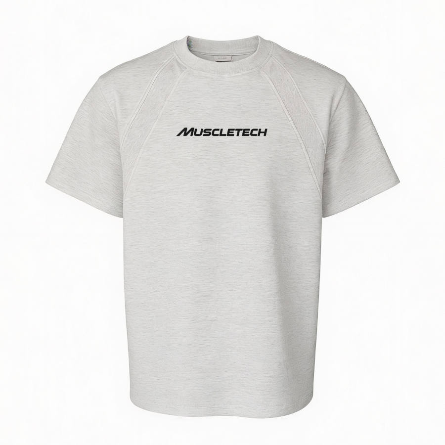 MUSCLETECH T Shirts Unisex Crew Neck Moderate Straight Fit