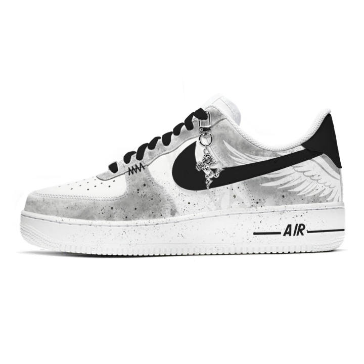 Nike Nike Air Force 1 Black Shine Wings CNY Monkey Year Collection, New Year's Day Culture CH