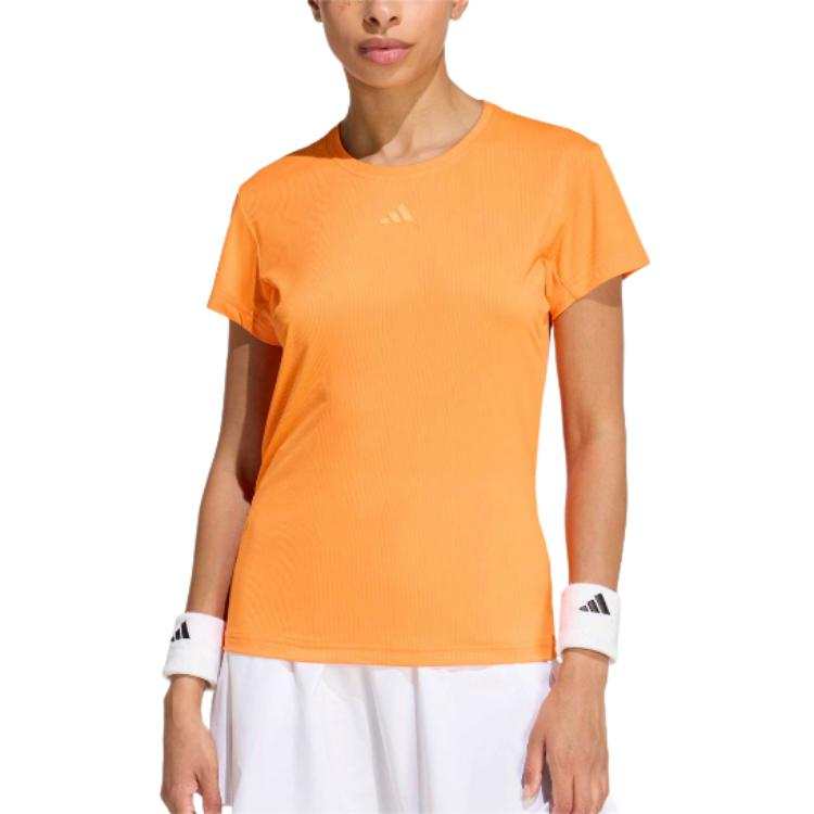 Adidas Adidas T Shirts Women's Orange Crew Neck