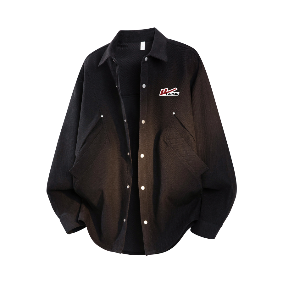 WARRIOR WARRIOR Jackets Unisex Lapel Moderate Multi Pocket Knitted