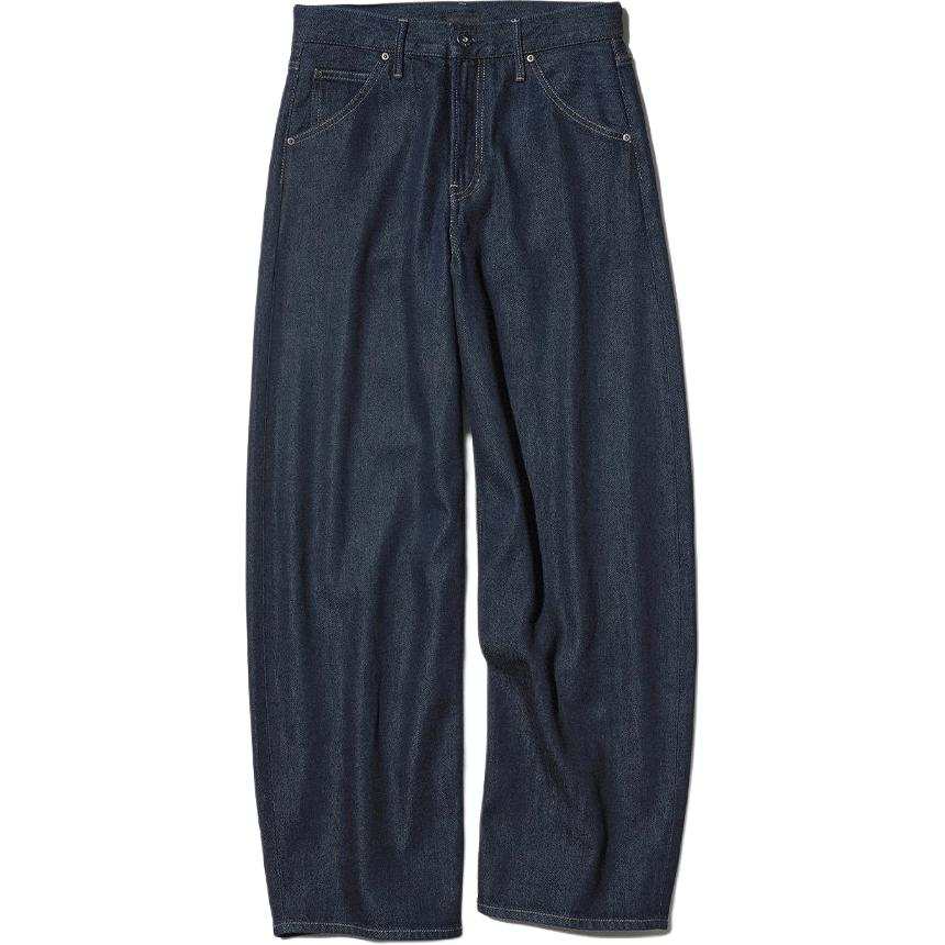 UNIQLO SS26 Jeans Unisex 482280/69 Navy Blue Moderate Straight Fit Pants