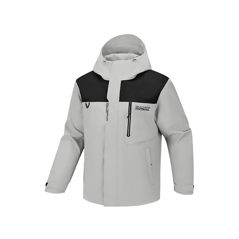 Skechers Hiking Waterproof, Windproof, Abrasion Resistant, Water Repellent Windbreaker Jacket Men's