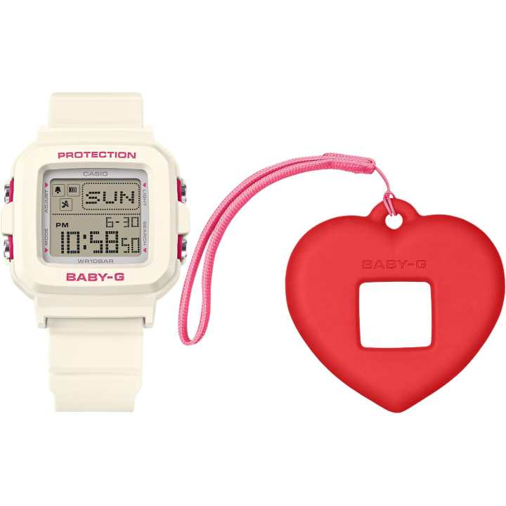 CASIO CASIO BGD 10 Collection Quartz Movement Resin Strap Watch Women's Watch Gray Dial