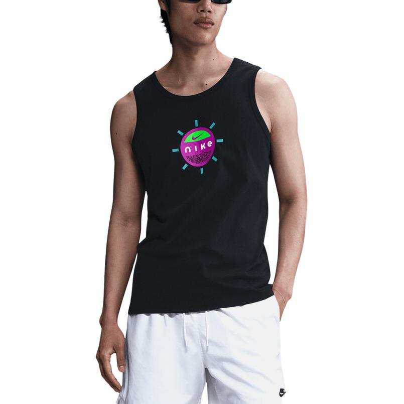 Nike Nike Sportswear Tank Tops Men's Black Crew Neck Moderate
