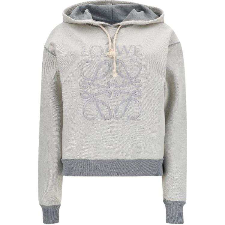LOEWE Anagram Hoodie 'Grey Melange'