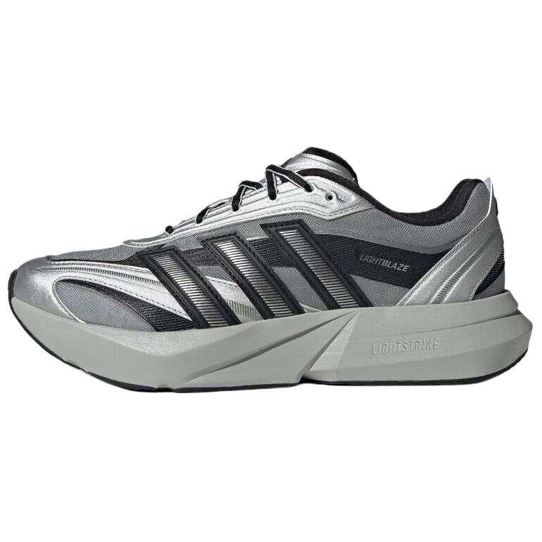 Adidas Adidas LIGHTBLAZE GLOW Running Shoes Men's Gray Silver Black