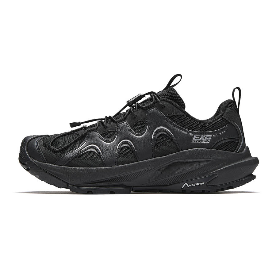 ANTA Anta Versatile Outdoor Shoes Men's Basic Black/Silver