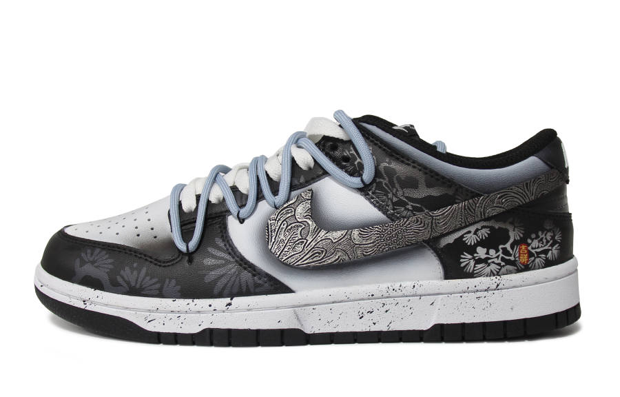 Nike Nike Dunk Walking Planet, Silver Moon, Pine Wind Abrasion Resistant Abrasion Resistant Low top Skateboard Shoes Men's
