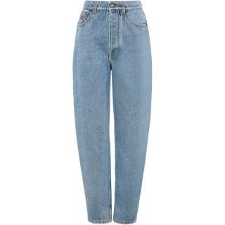 Chloé Jeans Women's Blue Moderate Tapered Pants