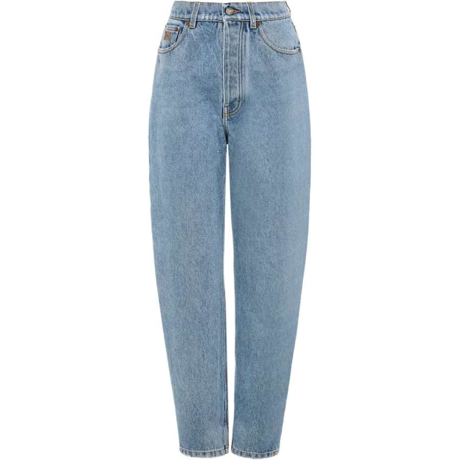 Chloé Jeans Women's Blue Moderate Tapered Pants