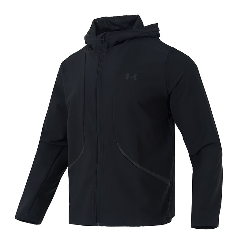 Under Armour Jackets Men's Black Hooded Moderate Other