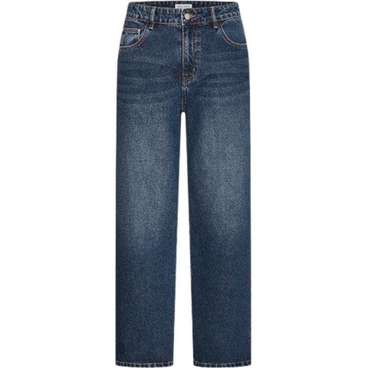 URBAN REVIVO Jeans Men's Blue Moderate Straight Fit Pants