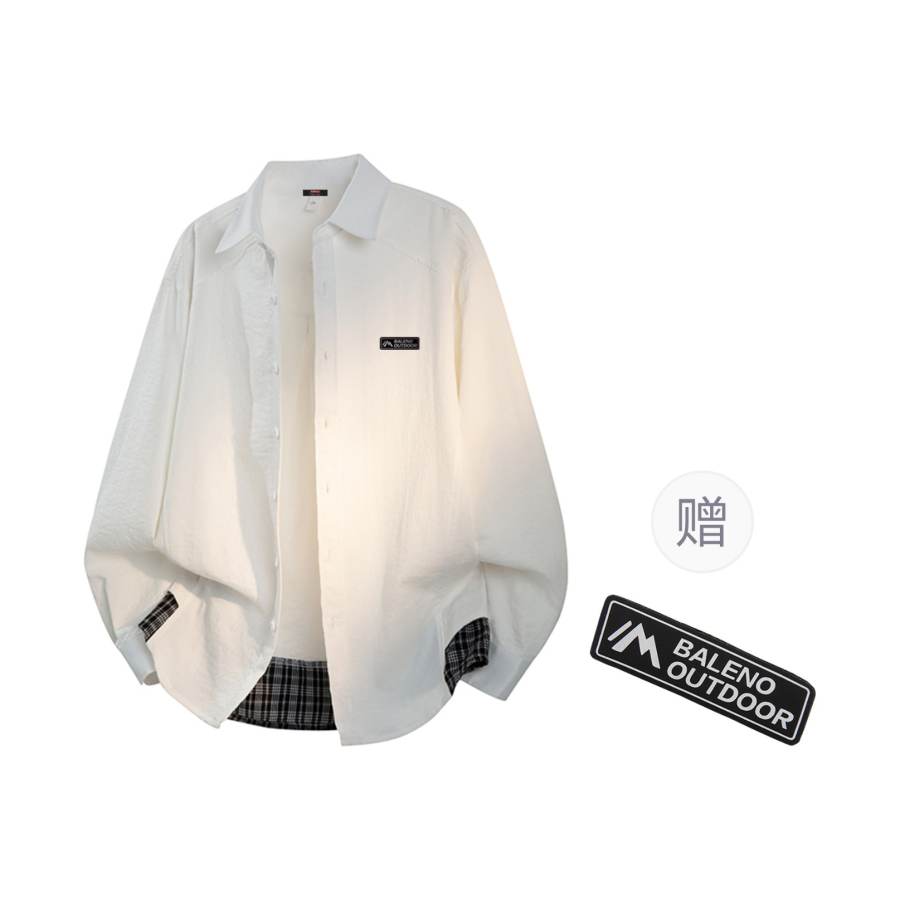 BALENO Shirts Unisex Lapel Moderate Shirt