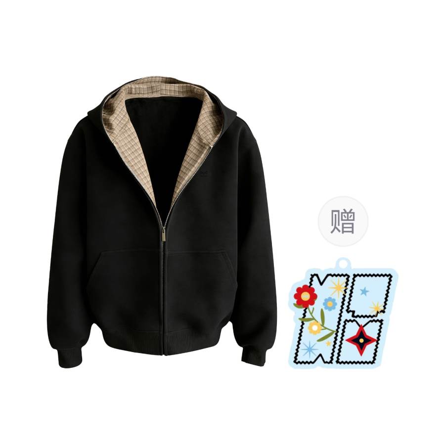 MIIOW Sweatshirts Women's Hooded Moderate Cardigan